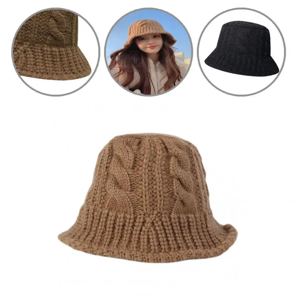 

Шапка для раковины тщательное мастерство изготовления тонкая легкая Вязаная Шерстяная Шапка рыбака шерстяная шапка для дам