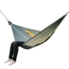 Гамак нейлоновый для кемпинга, парашютный, двойной, портативный