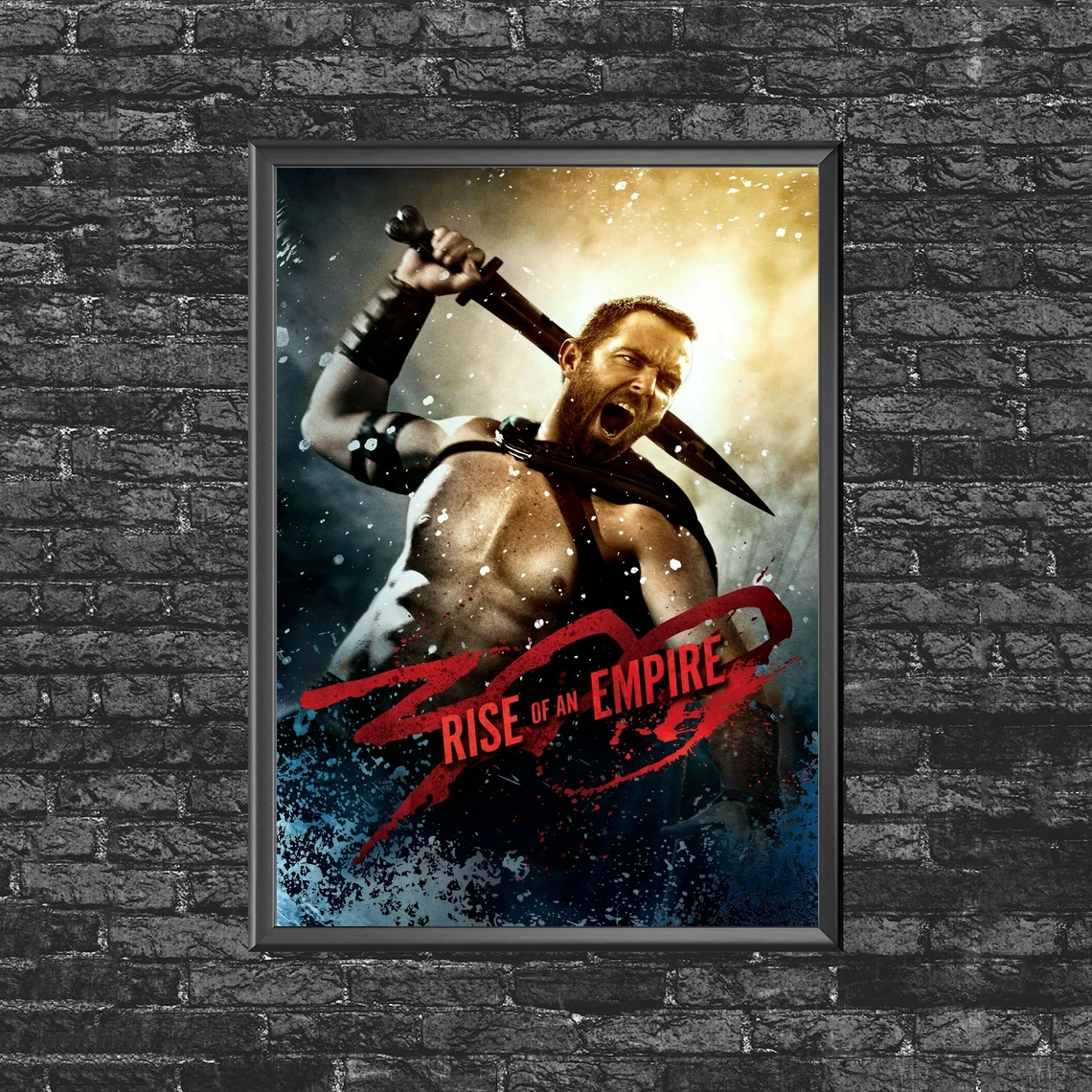 

300 - Rise Of An Empire Классический Кино, Холщовый постер, домашняя фотография (без рамки)