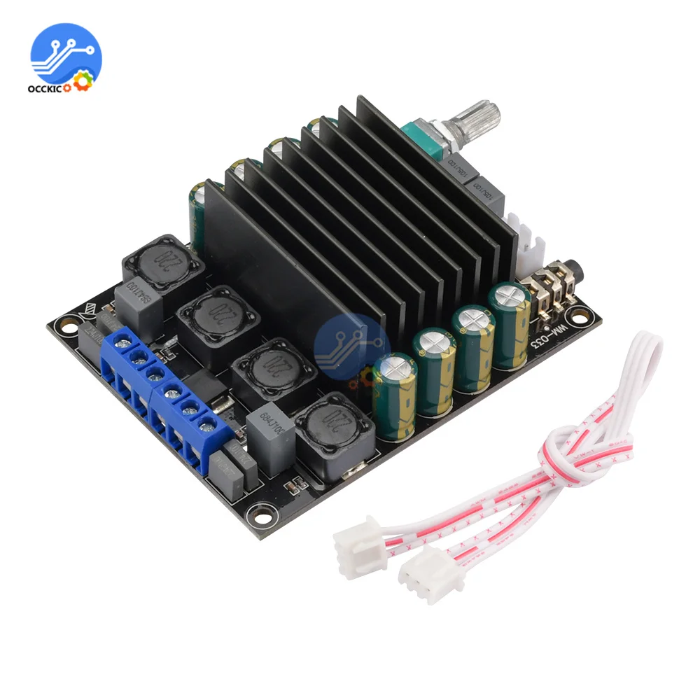 

Цифровой усилитель, аудиоплата TDA7498 Power Audio Amp 2,0, усилители класса D, стереофонический усилитель HIFI 2*100W