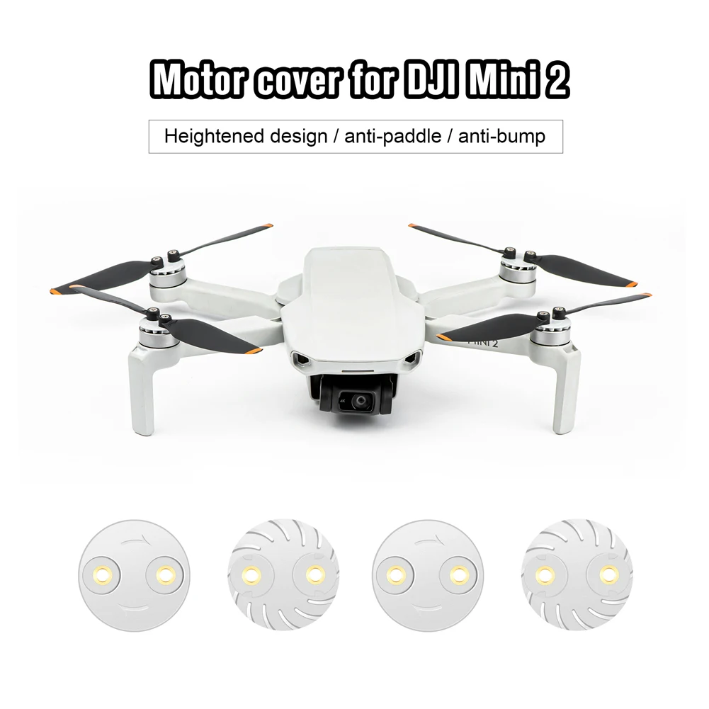 

1set Propeller Base Motor Protection Cover ABS Anti-smashing Dirt-proof For DJI Mini 2 Drone Accessories