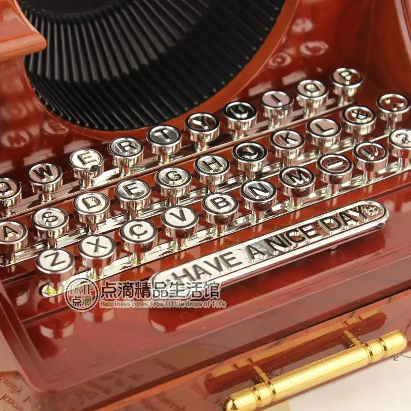 HobbyLane Ретро машинка форма заводная Весна музыкальная шкатулка игрушка стол Декор