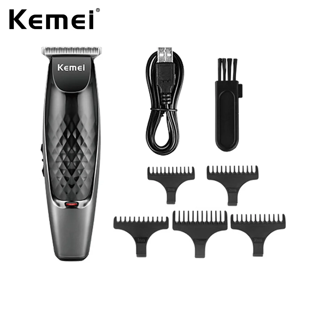 

Kemei Professional Men 0mm T-blade Engraving Electric Hair Trimmer Stainless Steel Cutter Head Revised To Andis Blade KM-1951