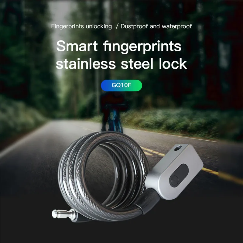 Универсальный Велосипедный Замок с защитой от кражи замок тросом из нержавеющей