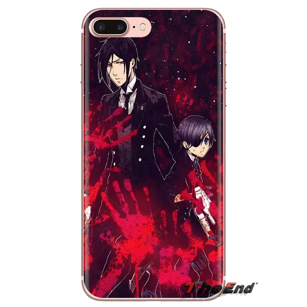 For Samsung Galaxy A3 A5 A7 A9 A8 Star A6 Plus 2018 2015 2016 2017 Silicone Phone Shell Cover JP Anime Black Butler Kuroshitsuji |