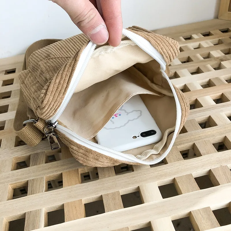 Сумки для женщин 2020 модные новые сумки мессенджеры вельветовые холщовые с