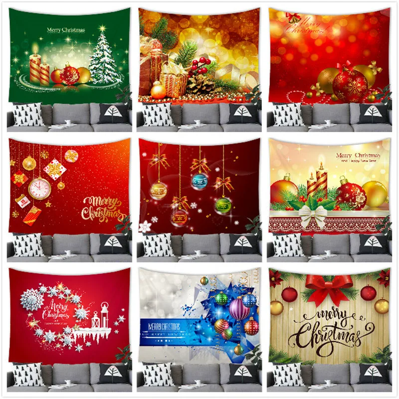 Счастливого рождества декор гобелен настенный живопись настенные коврики