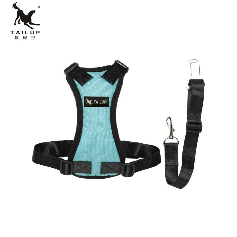 Задний ремень с воздухопроницаемой сеткой изображением собаки поводок