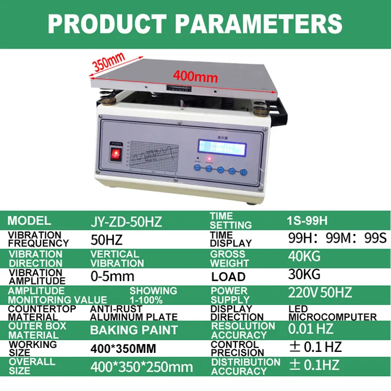 Professional Vertical Vibration Testing Machine tester Test load 30kg Electromagnetic shaker Fake Welding Tester shaking table |