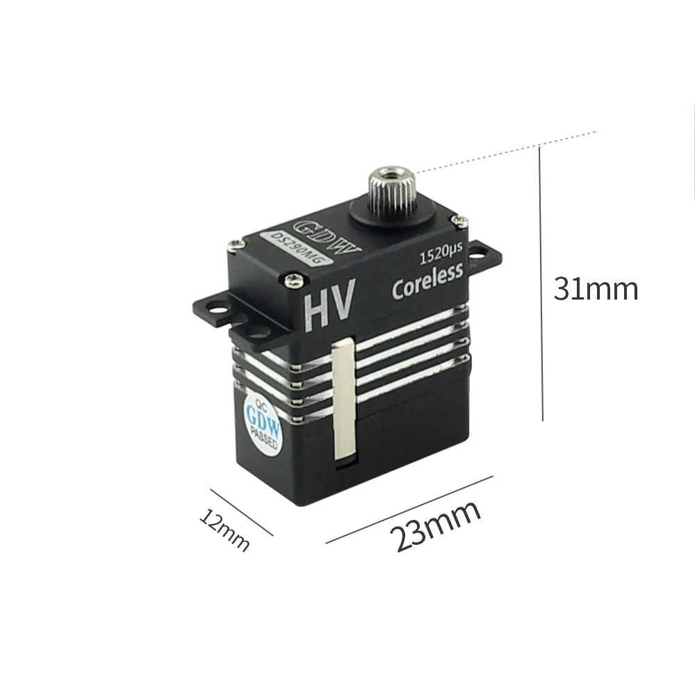 GDW DS290MG вертолет металлический руль все стальные зубы X3/Yato 470l/Fuli 380 KST215|Детали и
