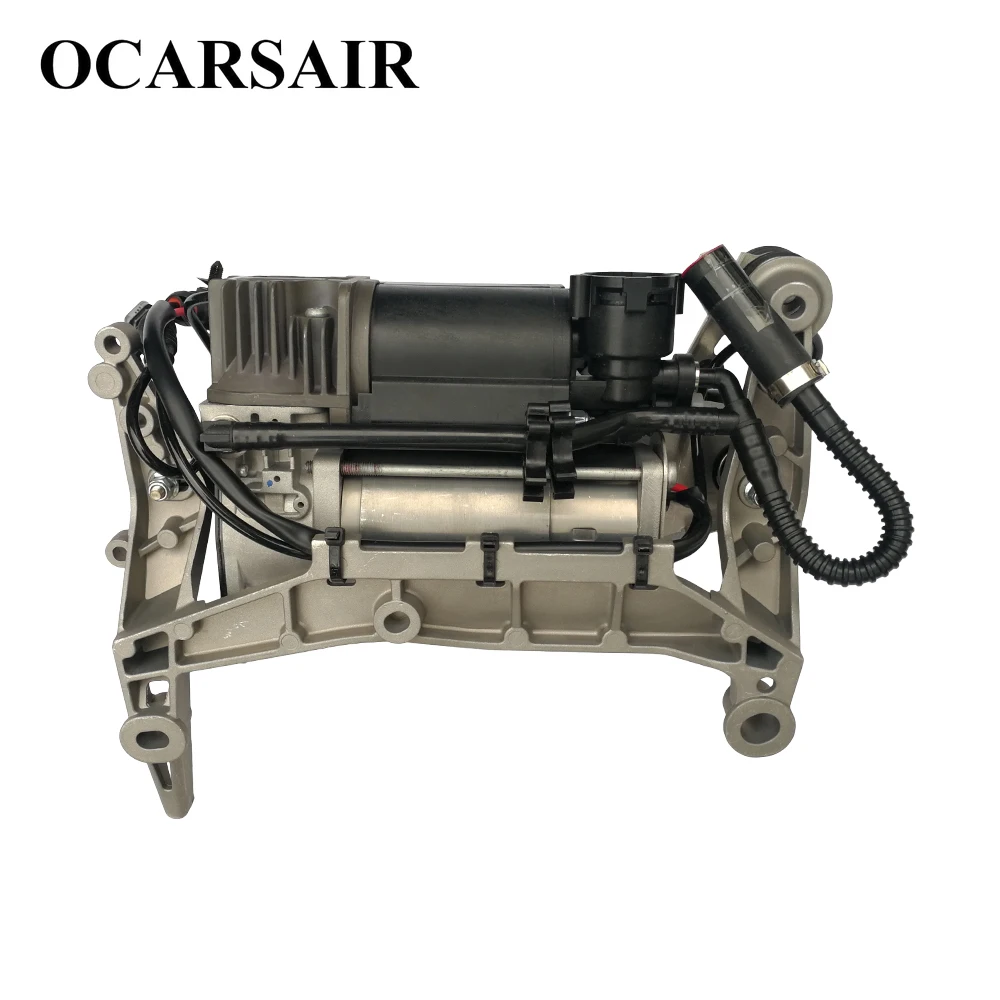 Компрессор воздушной Подвески с кронштейном для компрессора VW Touareg и Porsche Cayenne 2010