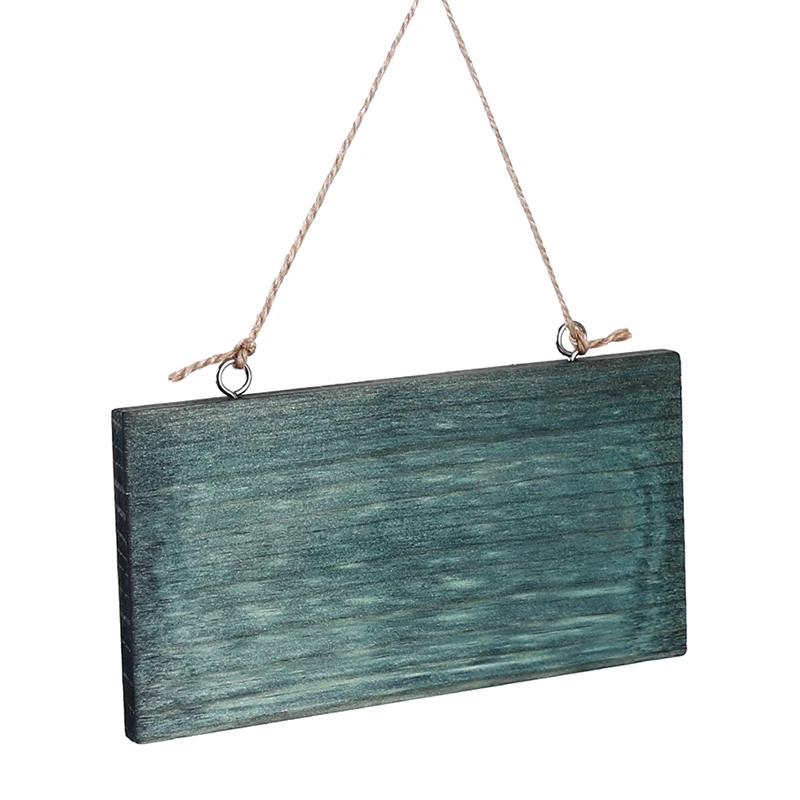 Креативная винтажная синяя деревянная подвесная доска вечерние доски для