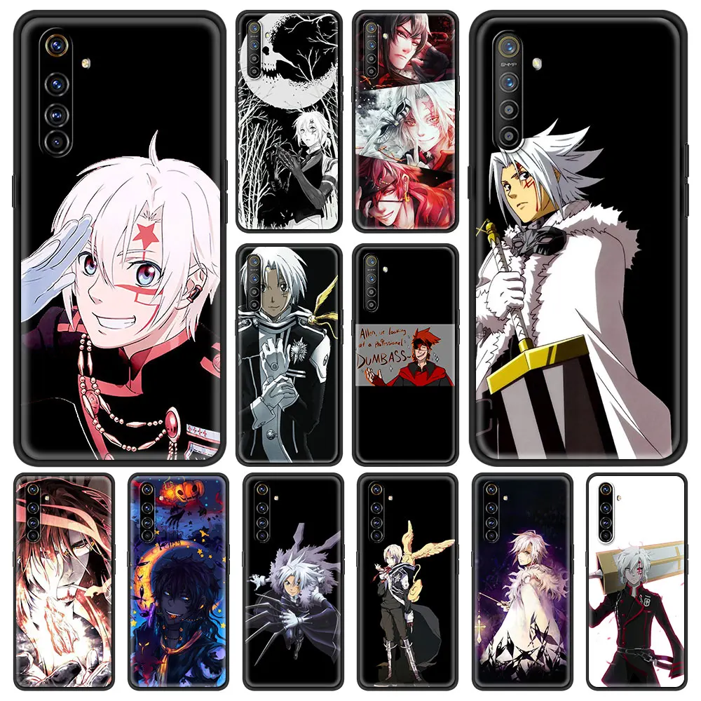 

D Gray Man Anime Allen Walker Soft Shockproof Case For Oppo A53 A52 A9 2020 Black Shell For Realme 8 7 6 Pro C3 C21 Phone Cover