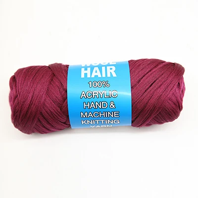 WineRed Meetee 3 шт. полипропиленовые африканские волосы пряжа для плетения волос Синтетические волокна парик линия DIY Ручная Шелковая Пряжа Вязание аксессуары - Цвет: WineRed