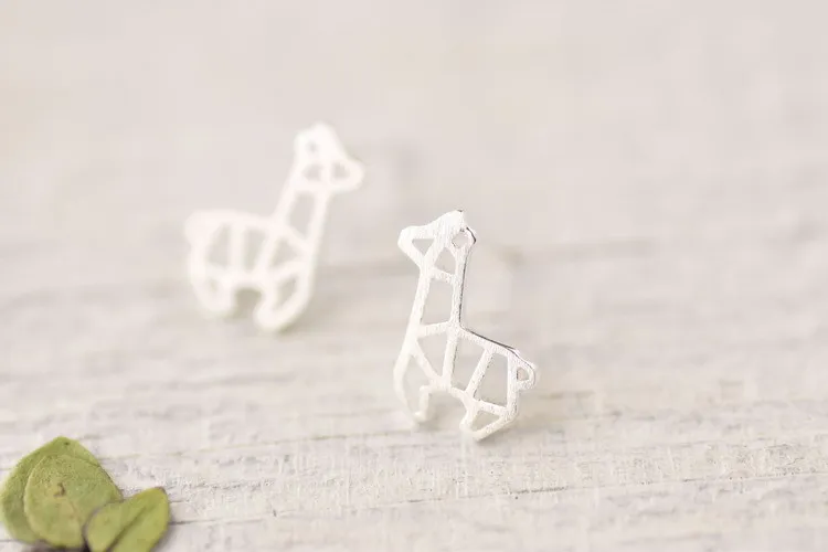 Женские серьги-гвоздики с деревянной лошадкой REETI элегантные свадебные