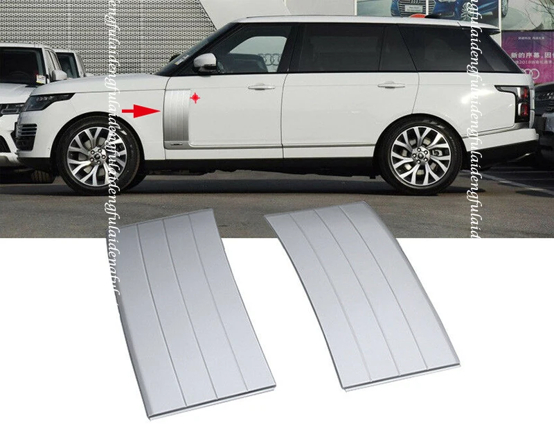 Для Range Rover Vogue L405 2013-2020 Серебряный чехол для боковой двери крыла вентиляционной