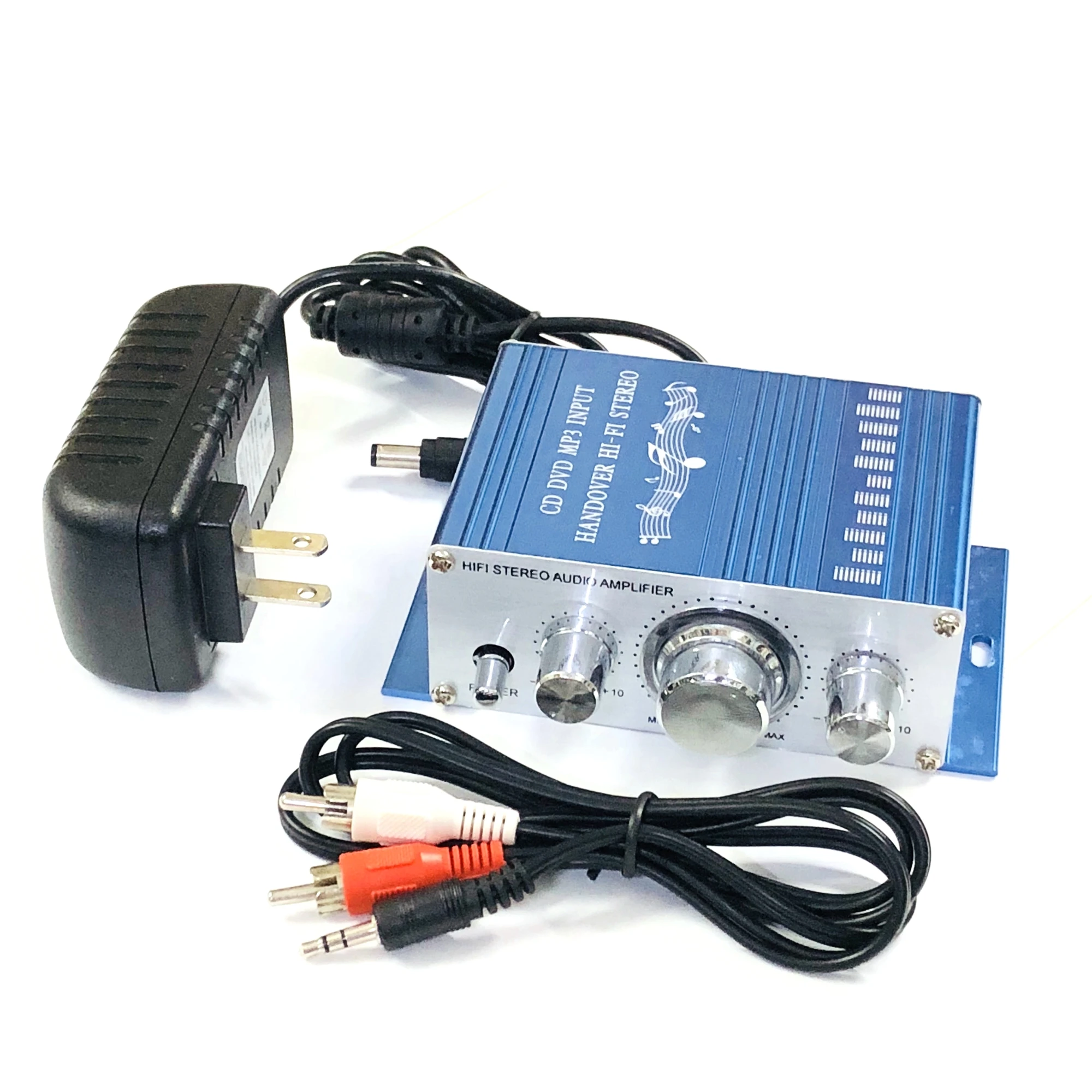 

Free shipping 12V small power amplifier high power 2.0 channel power amplifier home audio