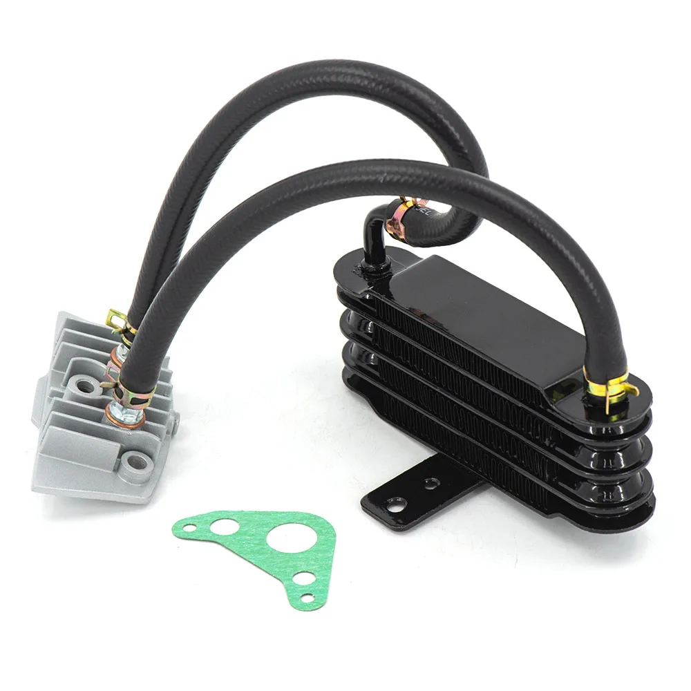 

hot sale Universal Motorcycle oil cooler 158mm black color SO-07