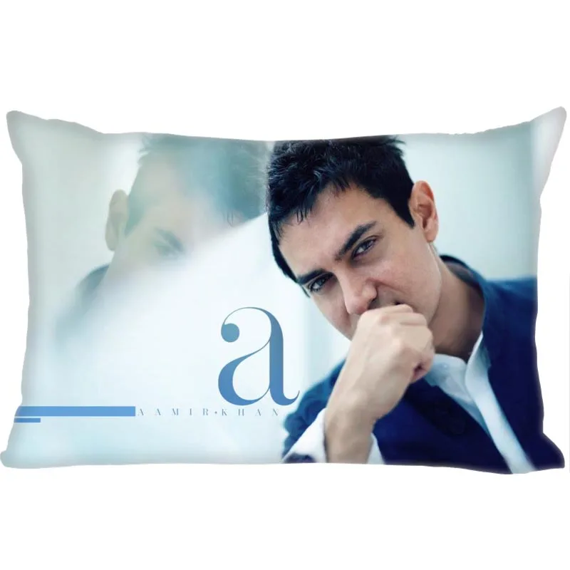Горячая Распродажа Aamir Khan прямоугольная наволочка под заказ домашний текстиль молния наволочка размер 45x35 см (одна сторона) печать