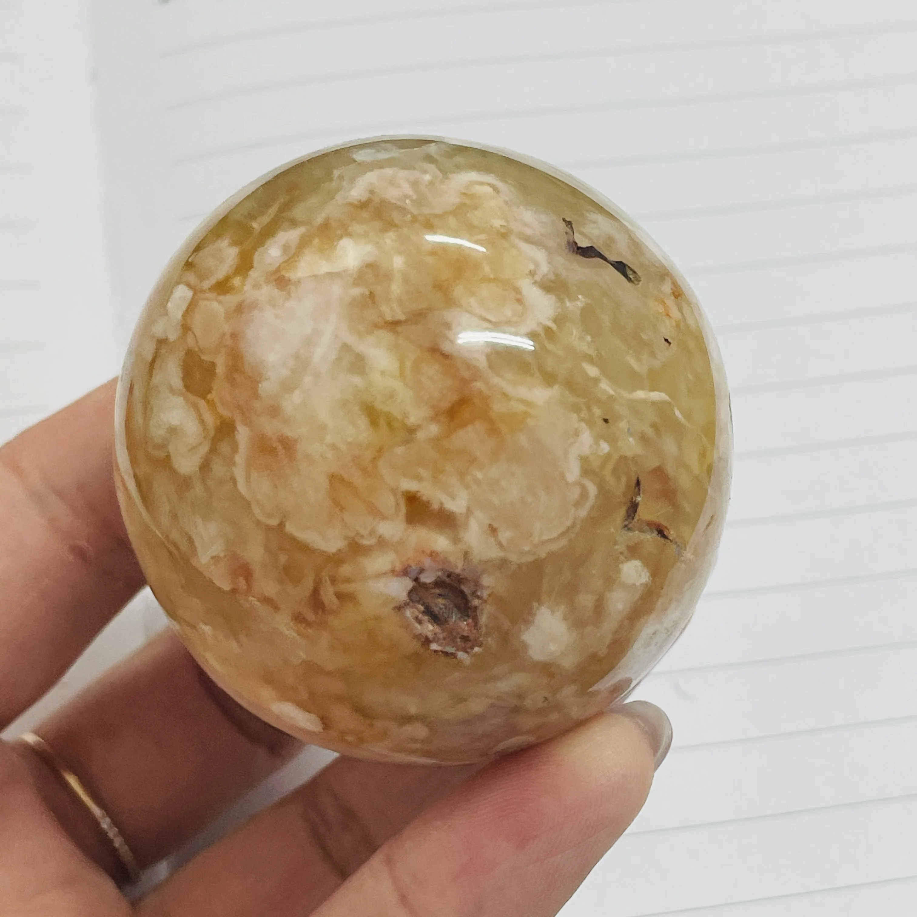 

Natural Agate Crystal Ball Quartz Mineral Chakra Reiki Healing