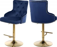 nail lion head bar stool metal rotate bar chair stool seat adjustable furniture beauty salon furniture nordic ins modern style