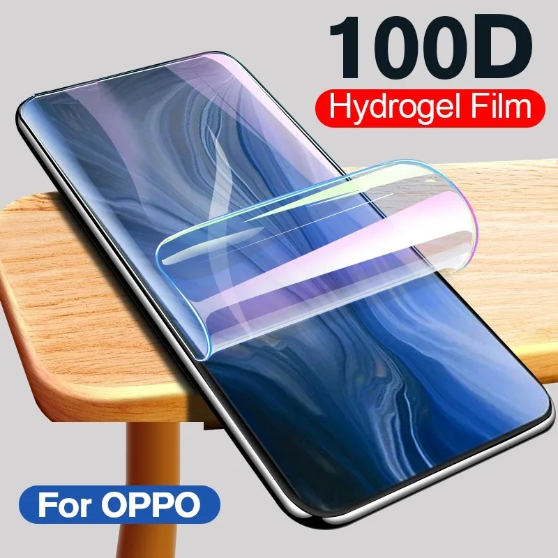 Защитная Гидрогелевая пленка для oppo reno 2z 3 5 a9 a5 2020 a91 a52 a72 realme gt 8 7 6x7x50 pro не стекло |