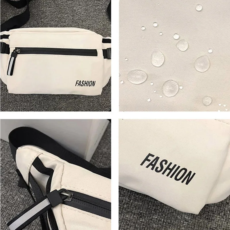 

Unisex Waist Bag Large Capacity Fanny Pack Banana Bags Streetwear Hip Hop Belt Packs Chest Pack Travel Outdoor Crossbody Bag