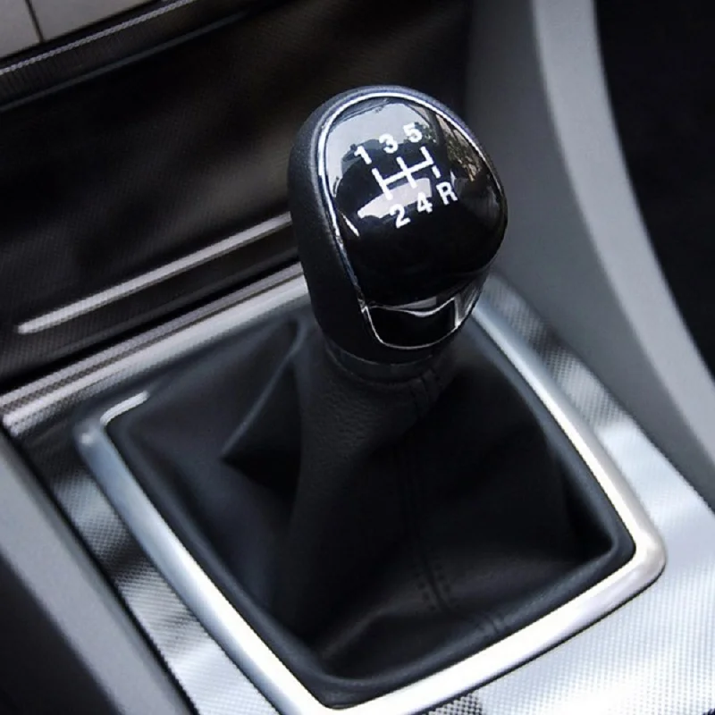 

HA HACar Gear Manuel Stick Shift Knob Leather For FORD FOCUS MK2 FL MK3 MK4 MK7 MONDEO MK3 C-MAX S-MAX TRANSIT GALAXY FIESTA