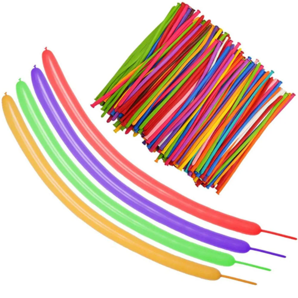 

Long Balloon Weaving Balloon DIY Birthday Party Decoration Balloon Color Wedding Ceremony Decoration Mix Bright Colors Beautiful