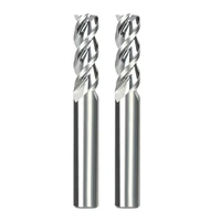 aluminum milling cutter 3 flute aluminum alloy special 55 degree mirror aluminum alloy d6 8 10 12 14 16 18 20mm 150l