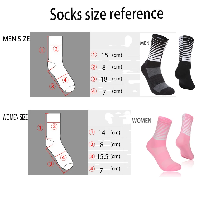 Носки CHEJI велосипедные для мужчин и женщин дышащие до колена защита от пота