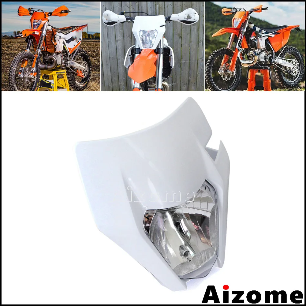 Универсальный Enduro Байк фара для MX EXC SX F XCF XC 250 300 350 450 500 2016 2017 2018 Off дорожная