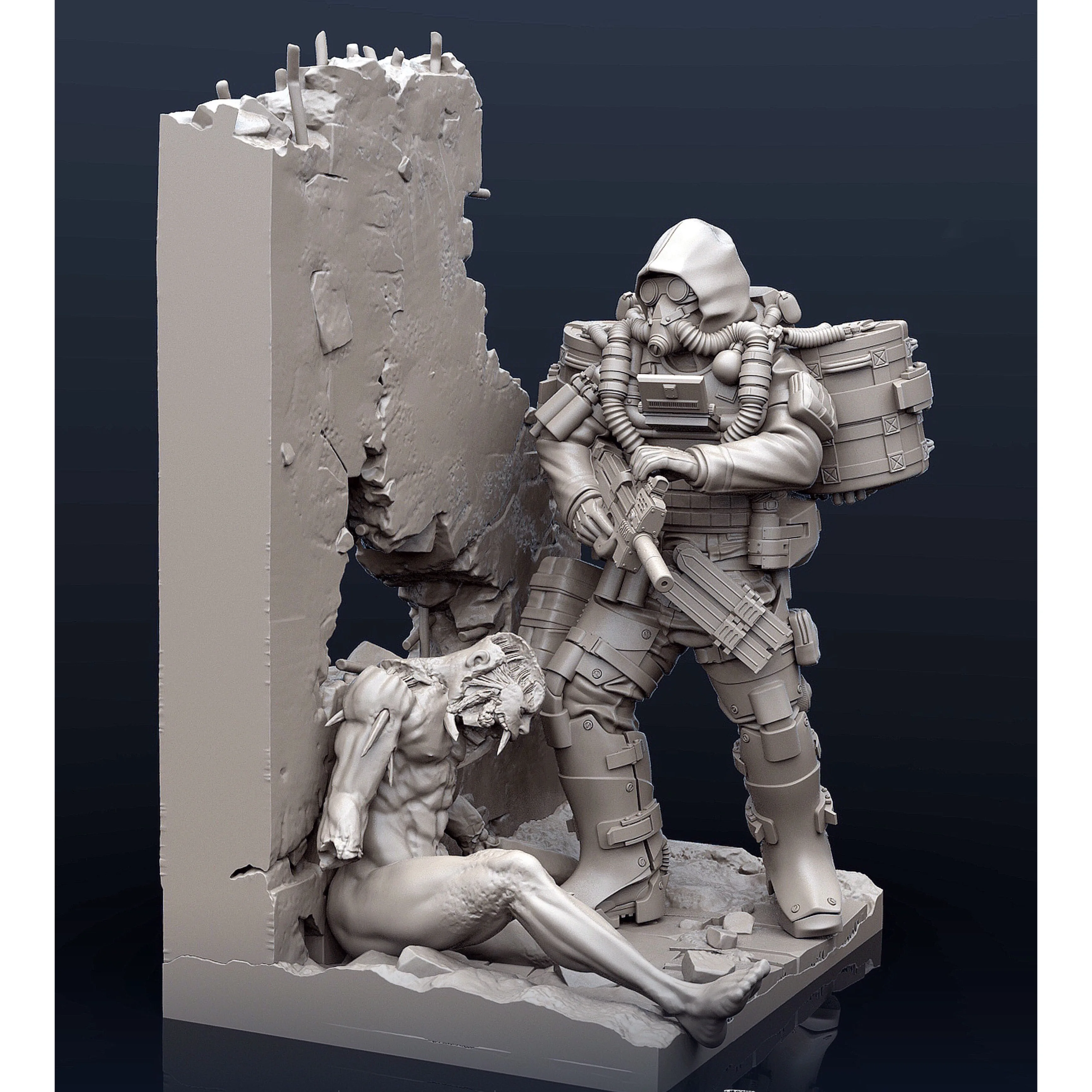 

Фигурка GK, модель из смолы 1/35, в разобранном и неокрашенном виде
