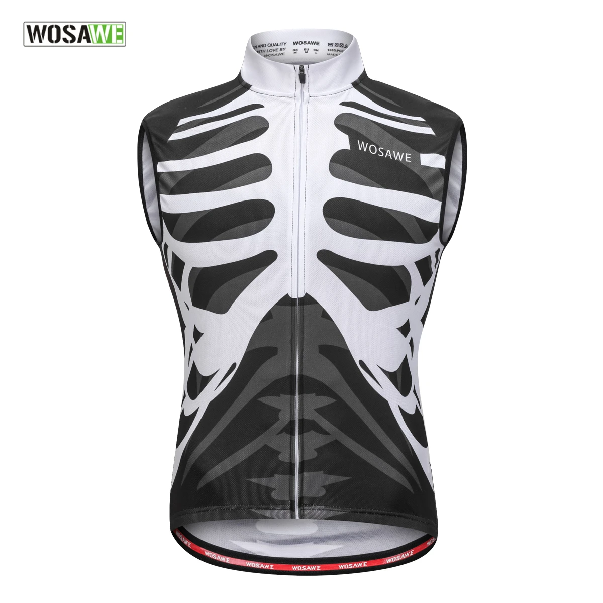 

WOSAWE Men Women Sleeveless Cycling Shirt Lightweight Sport Riding Clothing Mountain Mtb Bicycle Clothes Team Road Bike Jersey