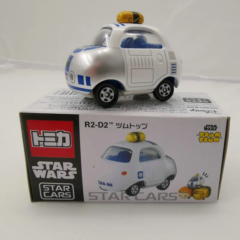 Дисней Tomy Tomica автомобиль Звездные войны белый солдат черный солдат литые игрушки металлическая модель автомобиля - Цвет: 872016