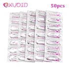 Презервативы EXVOID мужские, ультратонкие, из секс-игрушки для мужчин натурального латекса, с большим маслом, 50 шт.