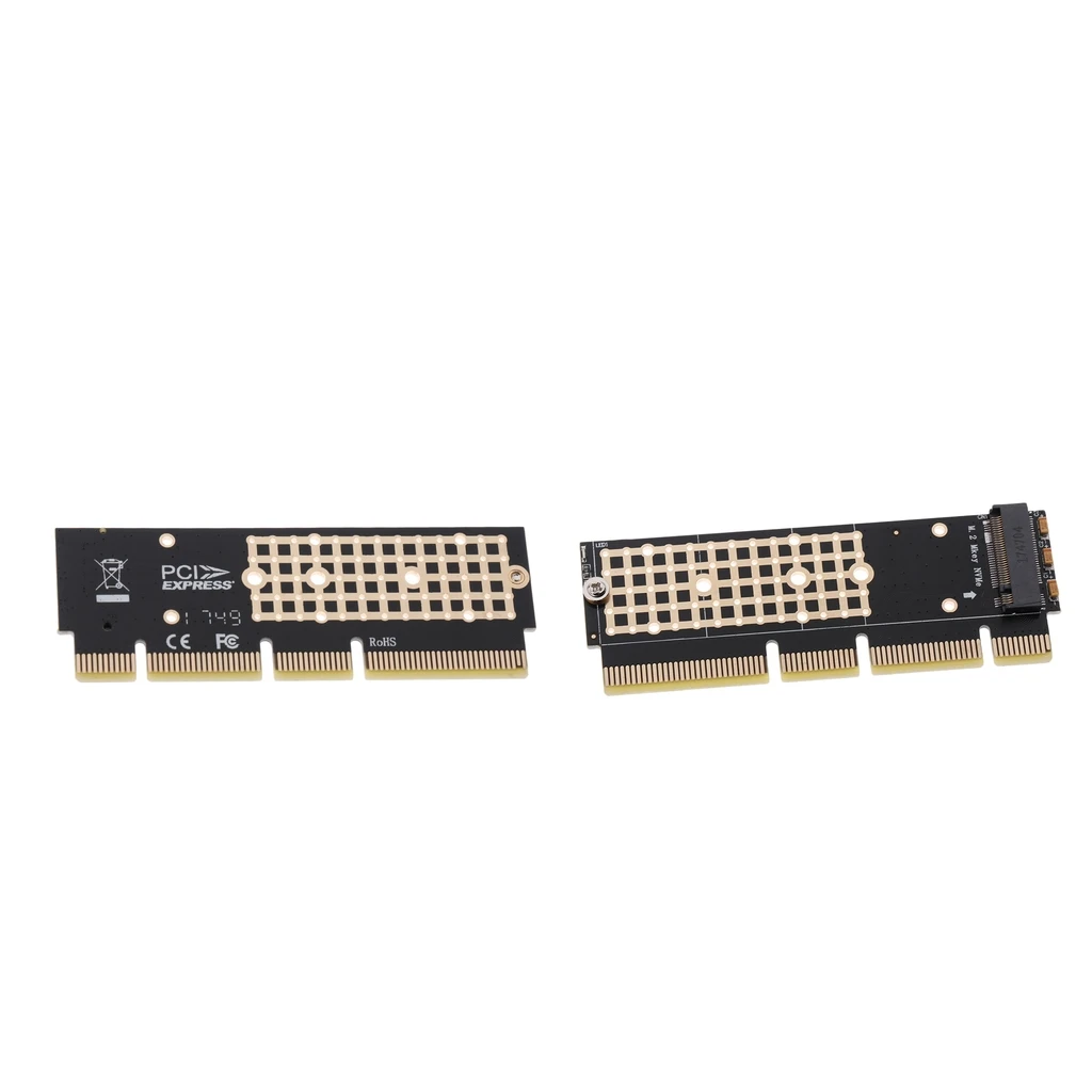 2 шт. M.2 NVMe SSD NGFF M Key для PCIE 3 0 16x 8x 4x адаптер Расширительная карта|Компьютерные