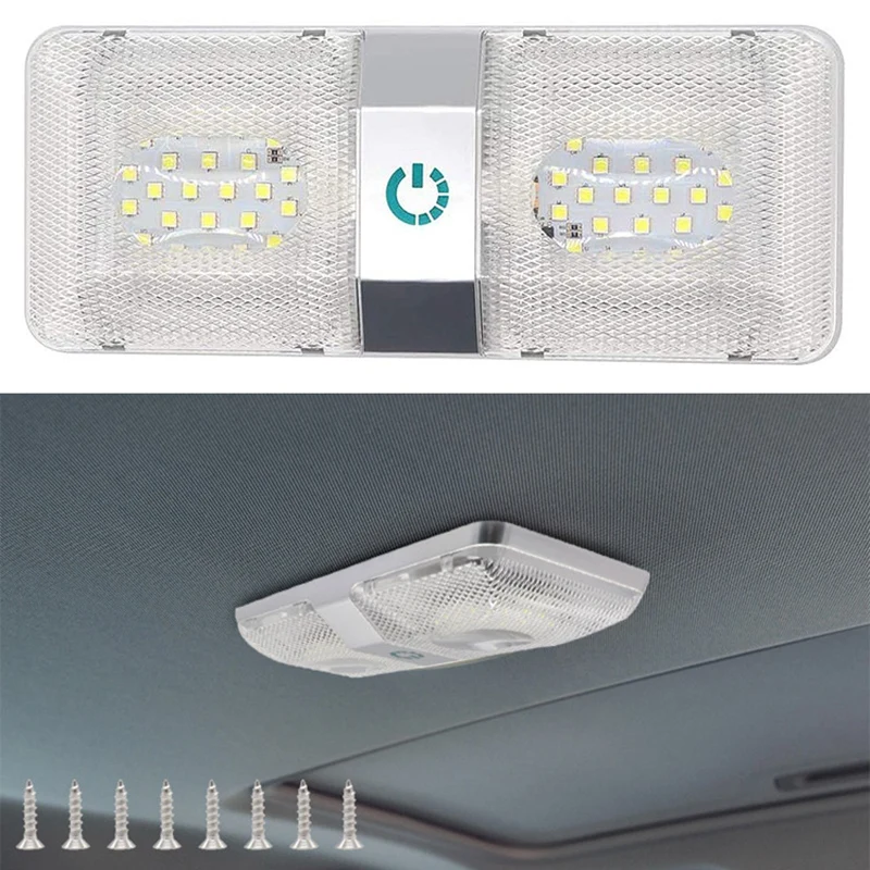 12 В 48LED RV потолочный e светильник яркое Внутреннее освещение ing трейлер s для