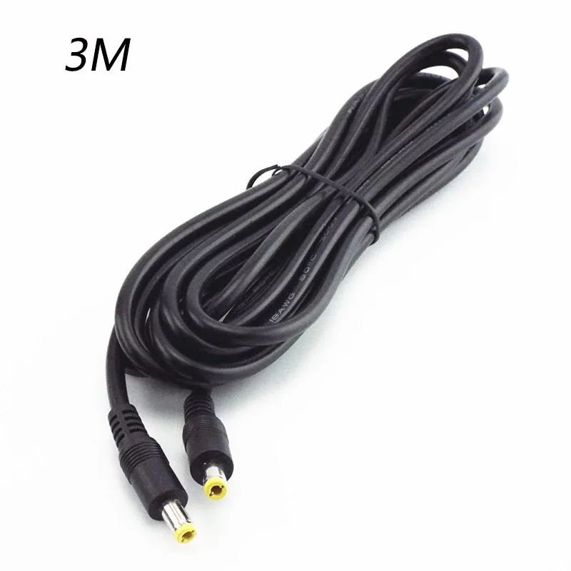 12V 5 мм X2.5mm штекер Мощность Кабельный разъем 0 м 1 3 DC кабель со штыревыми