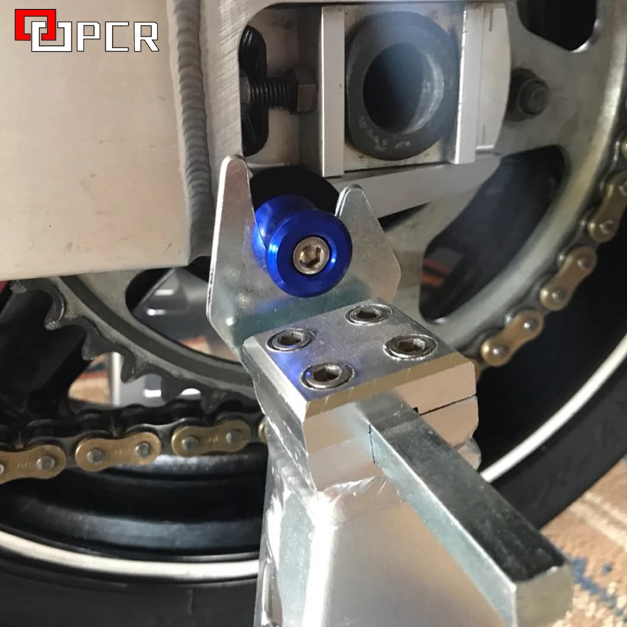 

6mm swing arm Spools Sliders for yamaha MT-03 MT03 MT 03 MT09 all year Bike Aluminum Swingarm Spool Sliders