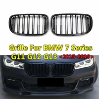 2pcs car front bumper grille for bmw 7 series g11 g12 g13 accessories 2015 2019 modified abs replacement auto part racing grills