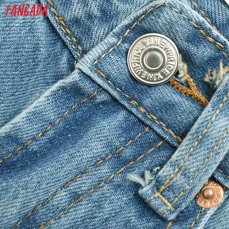 fashion women harm jeans boyfriend style denim pants long trousers pockets zipper loose streetwear female pantalon pants 4M33