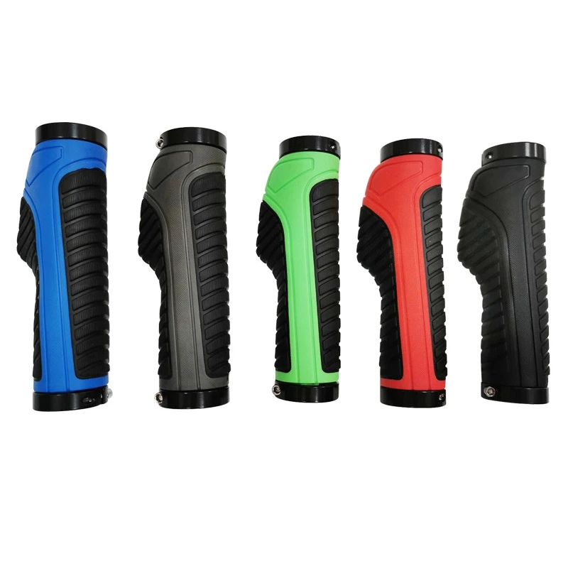 

2 Pair Bicycle Handlebars MTB Handles Rubber Handlebar Grip Shockproof Anti-Slip Racing Road Bike Grip