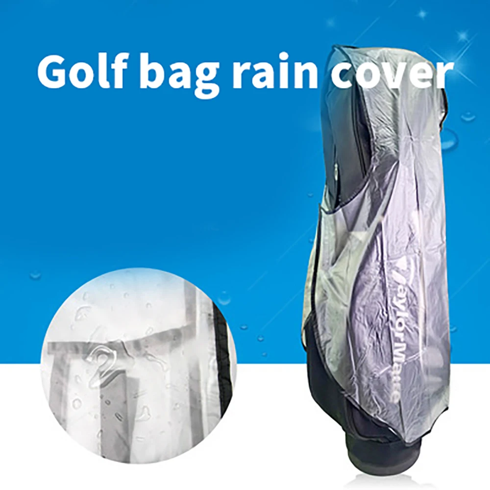 Golf Bag Rain Cover Rain Cover  Pvc Waterproof Golf Bag Raincoat Dust-Proof And Moisture-Proof Ball Bag Protective Cover
