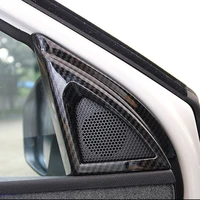 lsrtw2017 car front triangle sound speaker frame trims for peugeot 3008 5008 2017 2018 2019 2020 accessorie auto styling audio