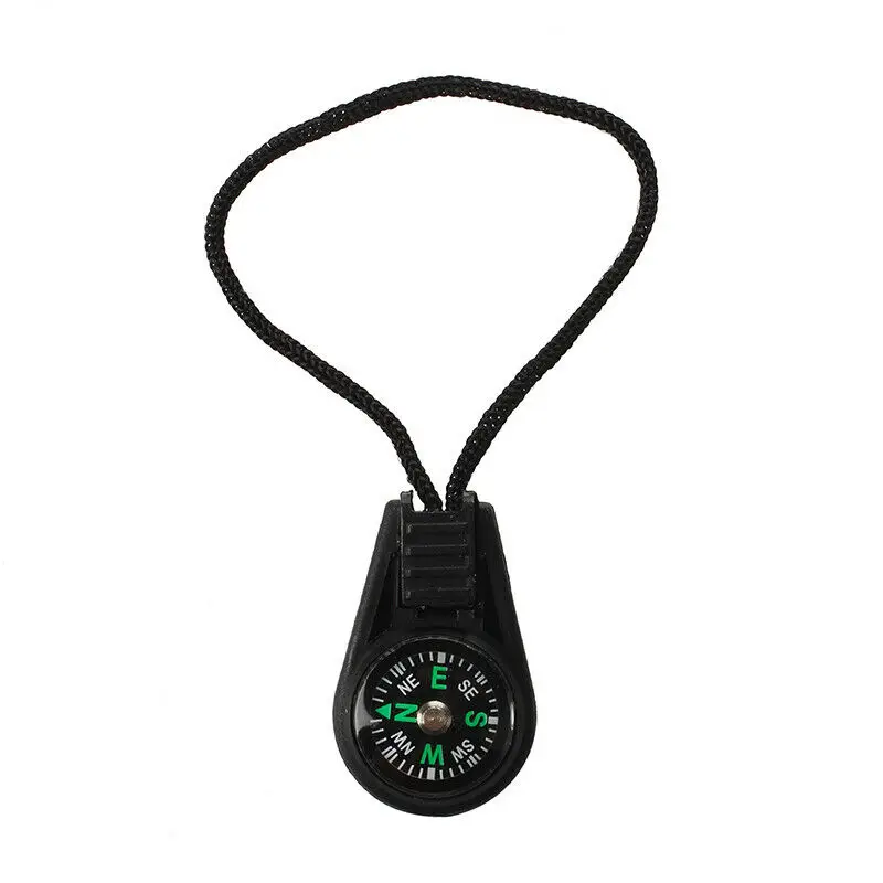 1 шт. Мини Путешествия Туризм Портативный Компас с/веревка карманные часы брелок