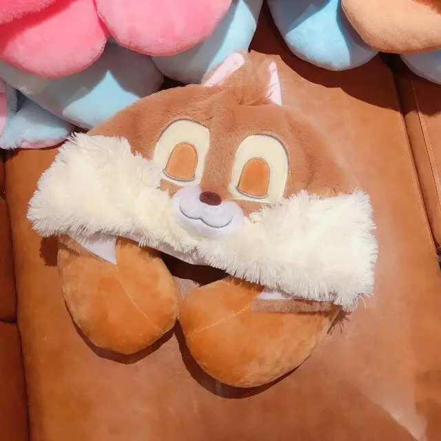 black nosesquirrel Dumbo Дональд Дак Ститч u-образная Подушка прекрасный аниме сон игрушка kawaii Спящая утка мягкая игрушка подарок для девушки - Цвет: black nosesquirrel