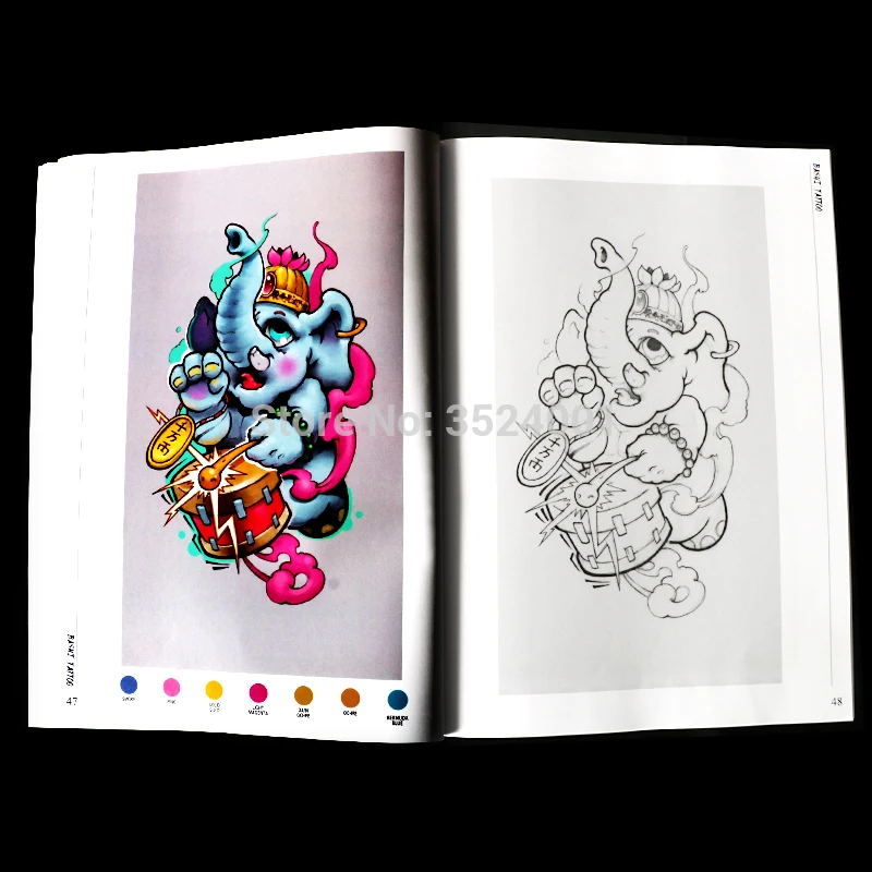 Книга для татуировок Восемь знаний 111 страниц|Аксессуары татуажа| |