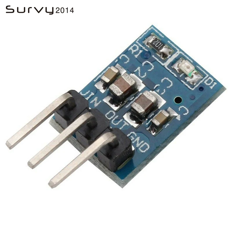 5 шт. понижающий источник питания от В до 3 модуль AMS1117 800MA автоматическая