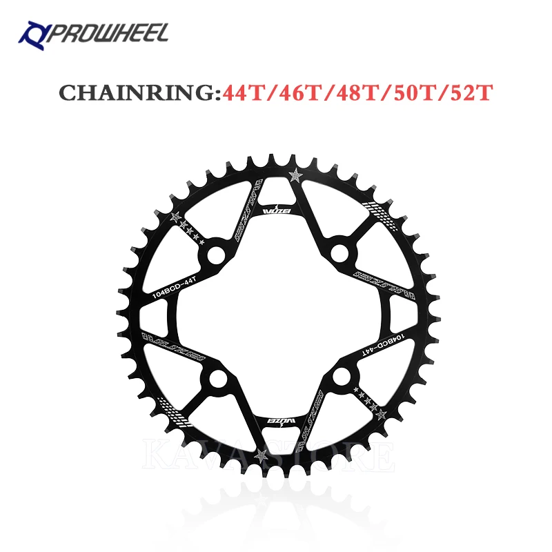 Коленчатый механизм Prowheel для горного велосипеда 104BCD квадратное отверстие 44T 46T 48T